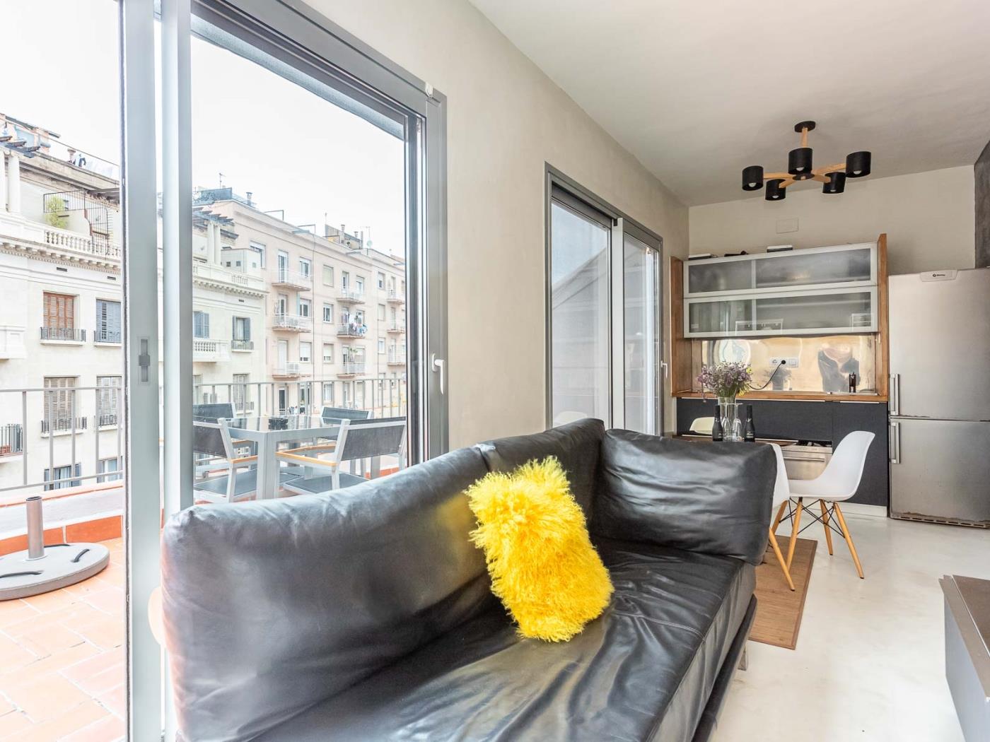 My Space Barcelona Bright just renovated attic apartment with private terraces - My Space Barcelona Apartments